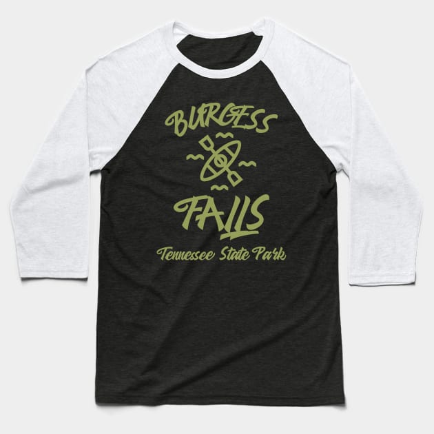 BURGESS FALLS TENNESSEE T-SHIRT Baseball T-Shirt by Cult Classics